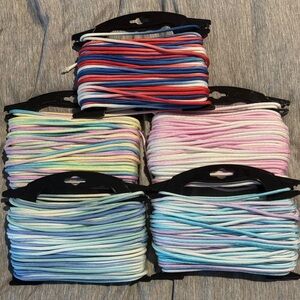 Paracord Craft Bundle, Type III 550 Paracord, Ombre Multicolor
